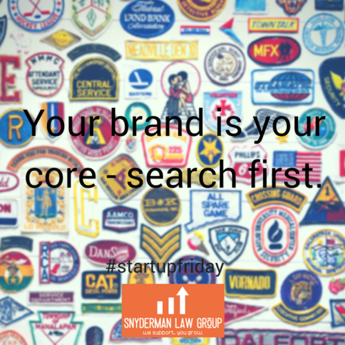Before you brand be sure to search