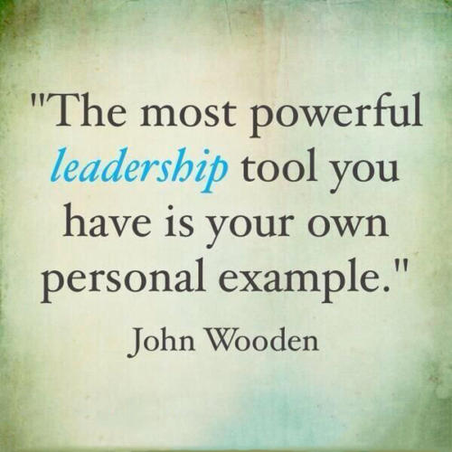 Wooden Leadership Quote